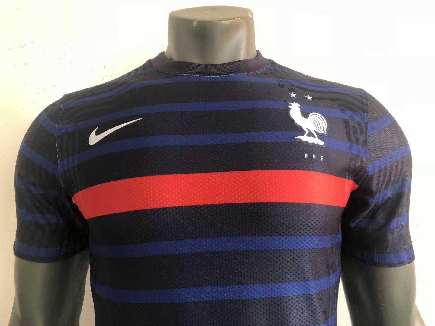 2020 France Home Men Jersey Jersey - Match - Click Image to Close