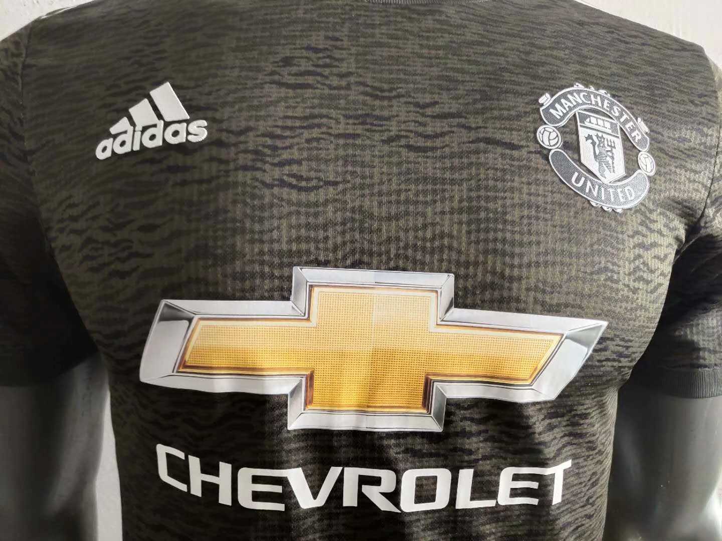 20/21 Manchester United Away Black Men Jersey Jersey - Match - Click Image to Close