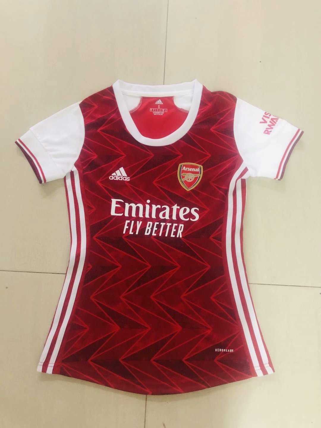 20/21 Arsenal Home Red Women Jersey Jersey - Click Image to Close
