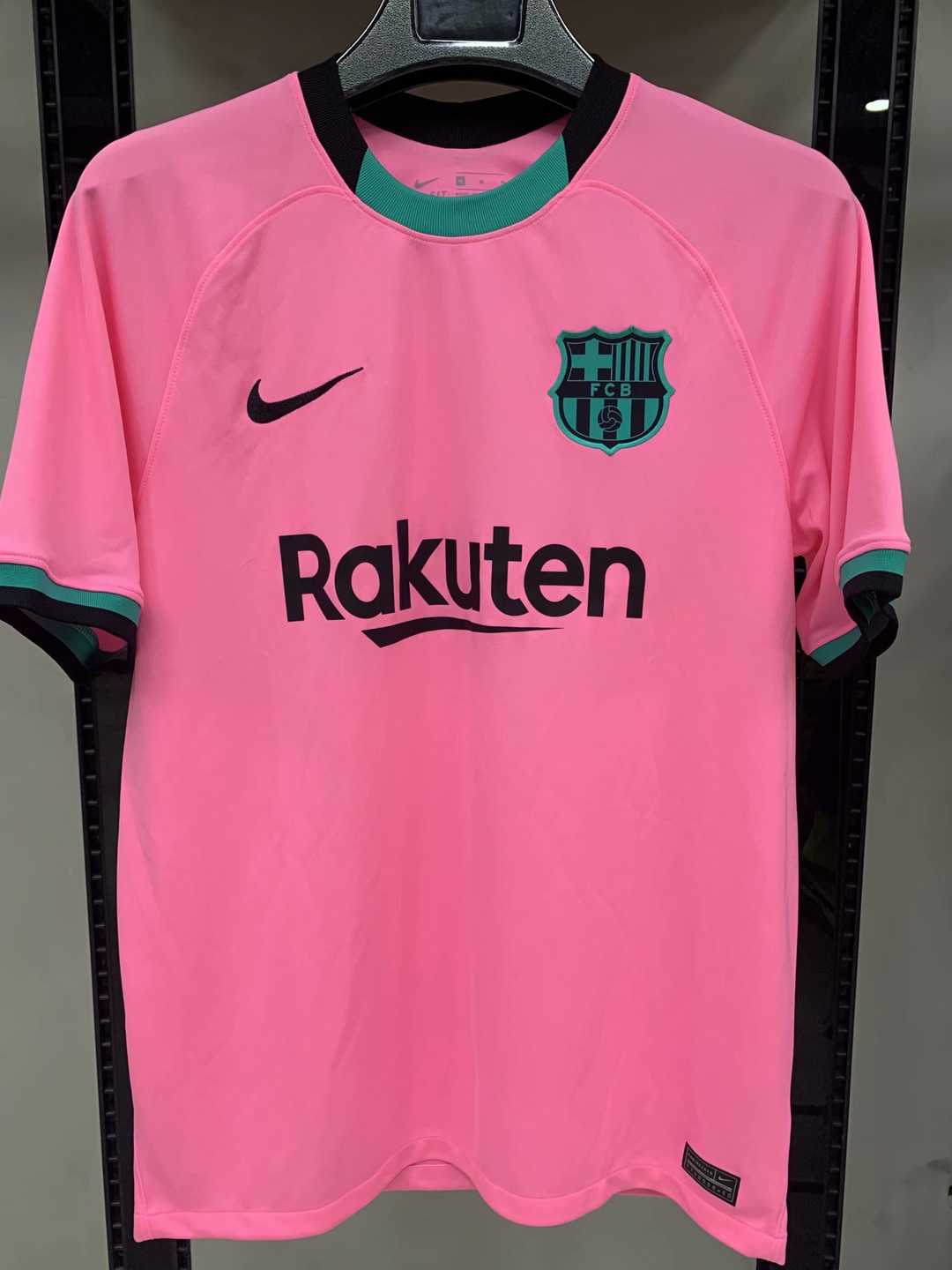 20/21 Barcelona Third Pink Men Jersey Jersey - Click Image to Close
