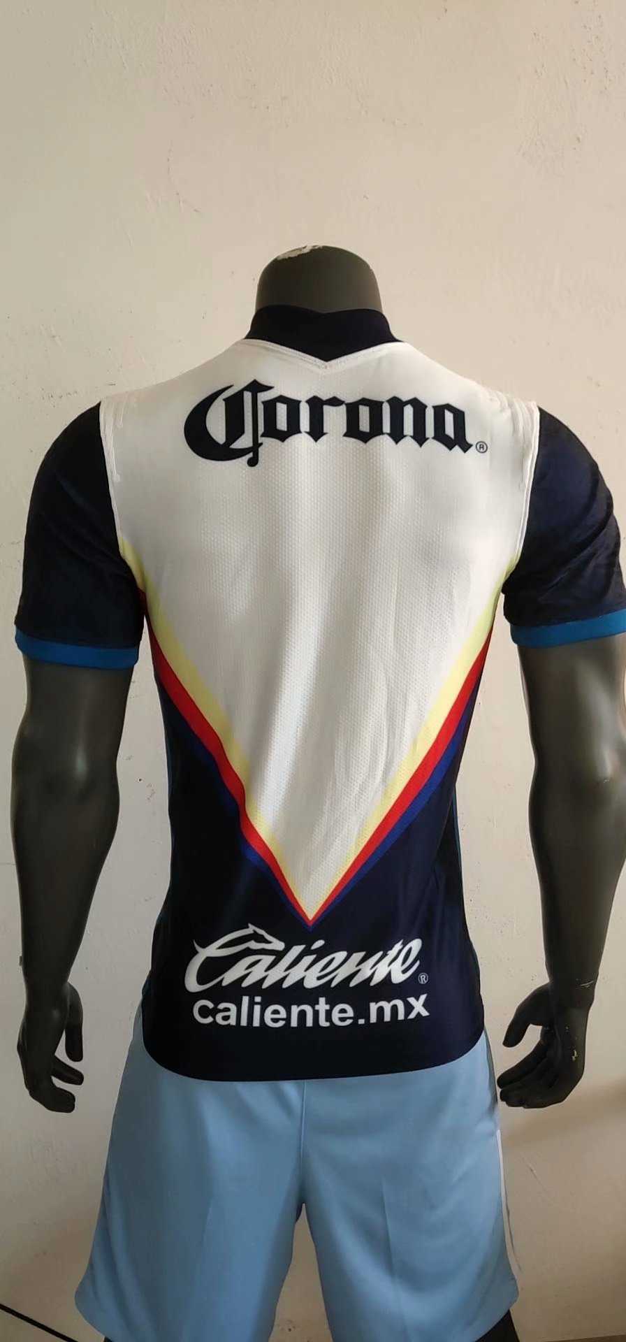 20/21 Club America Home Navy&White Jersey Men's - Match - Click Image to Close