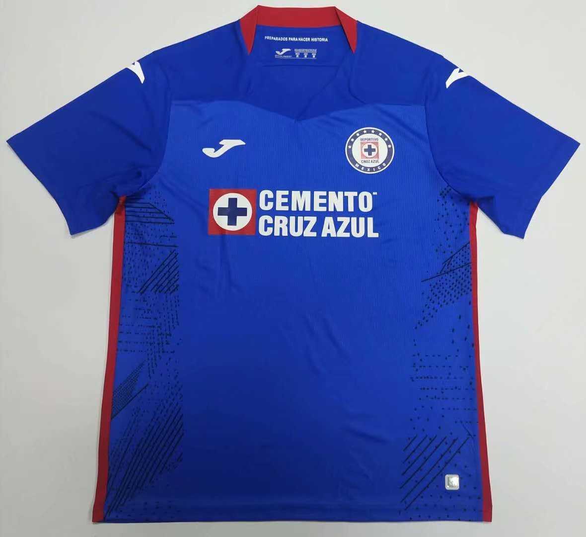20/21 Cruz Azul Home Blue Jersey Men's - Click Image to Close