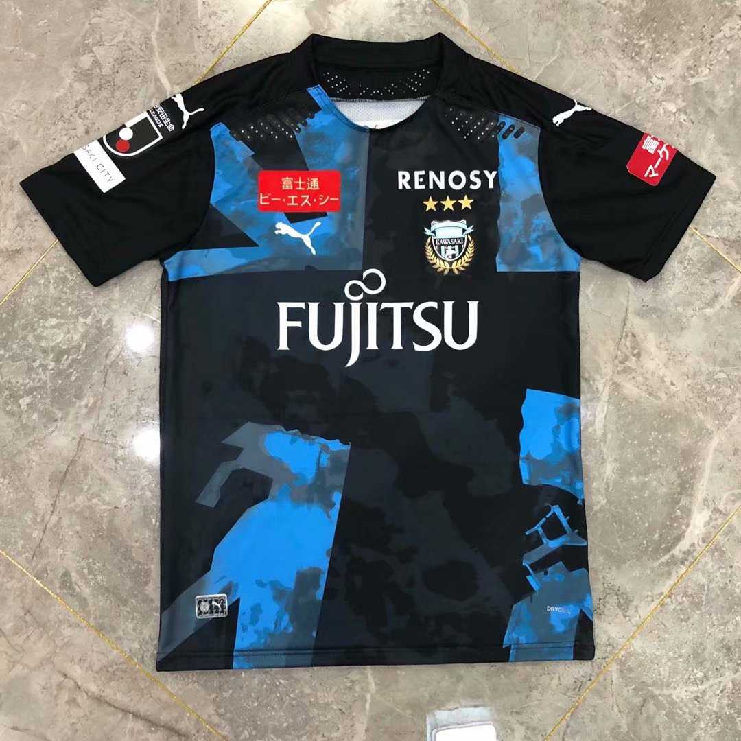 20/21 Kawasaki Frontale Limited Edition Black Jersey Men's - Click Image to Close