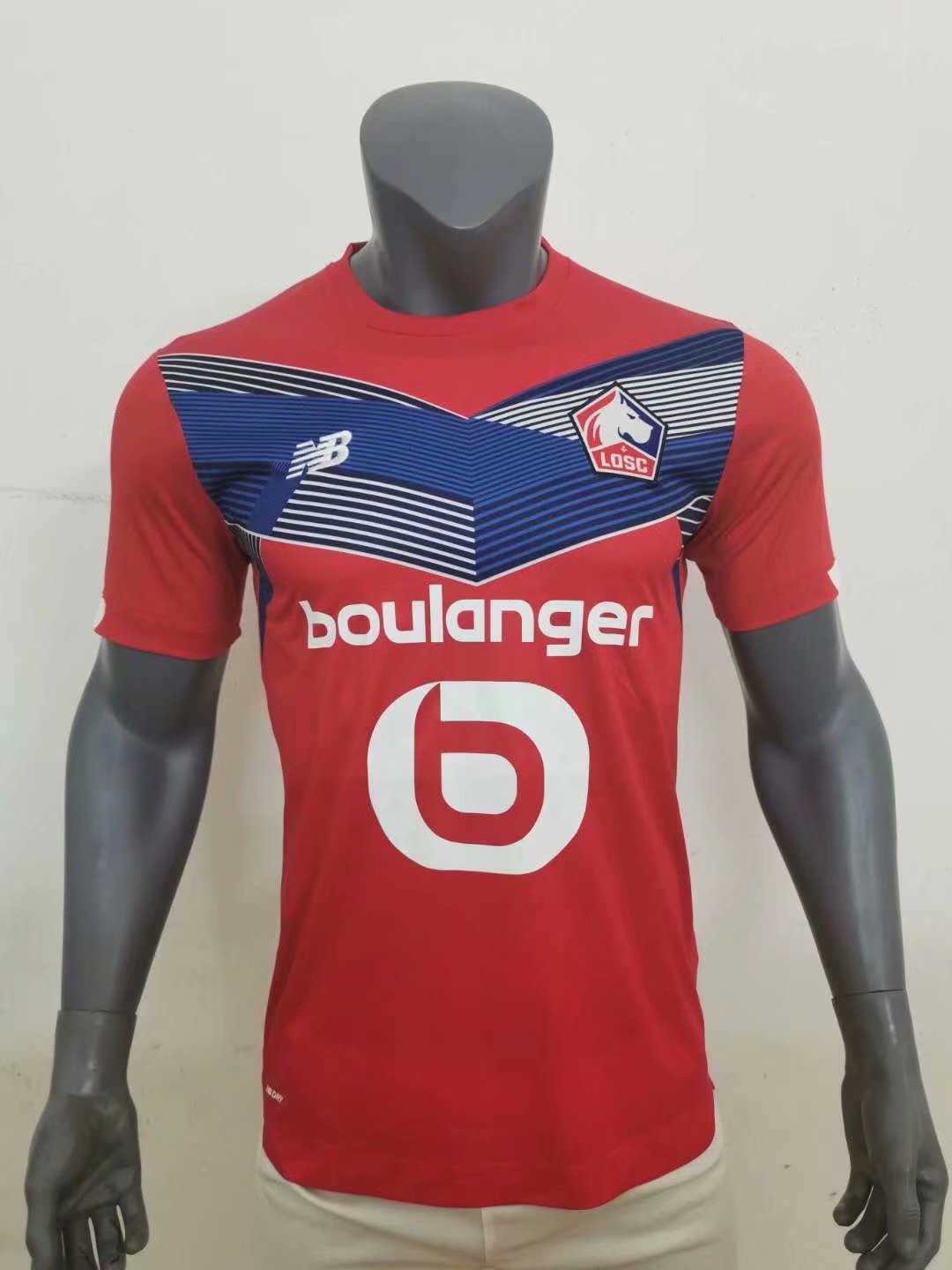 20/21 Lille Olympique Home Jersey Men's - Click Image to Close