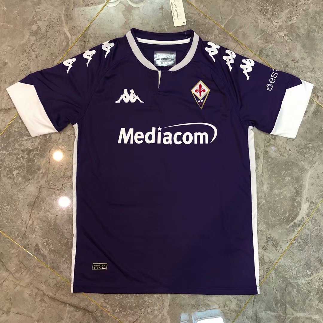 20/21 ACF Fiorentina Home Jersey Men's - Click Image to Close