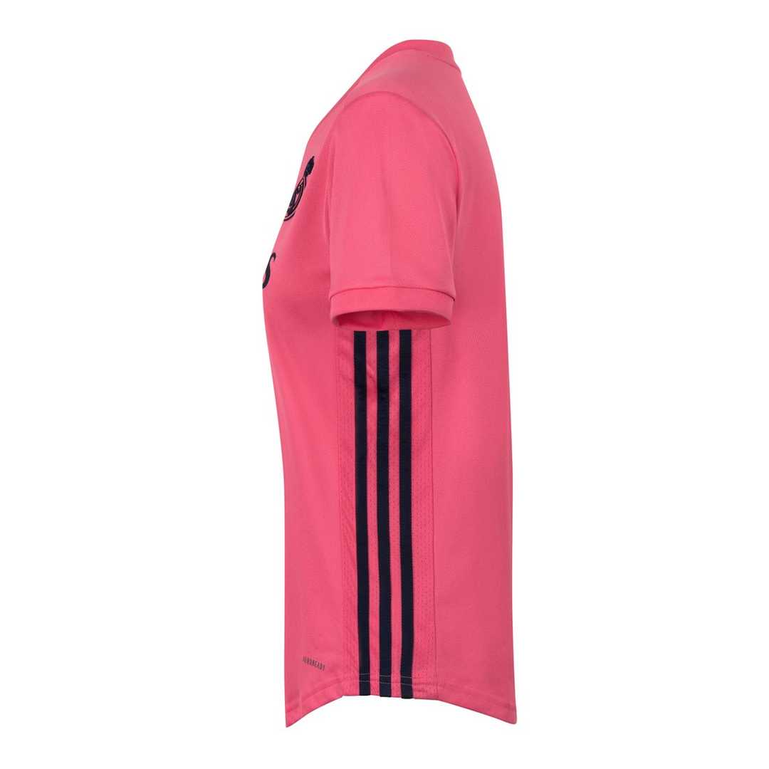 20/21 Real Madrid Away Pink Jersey Women's - Click Image to Close