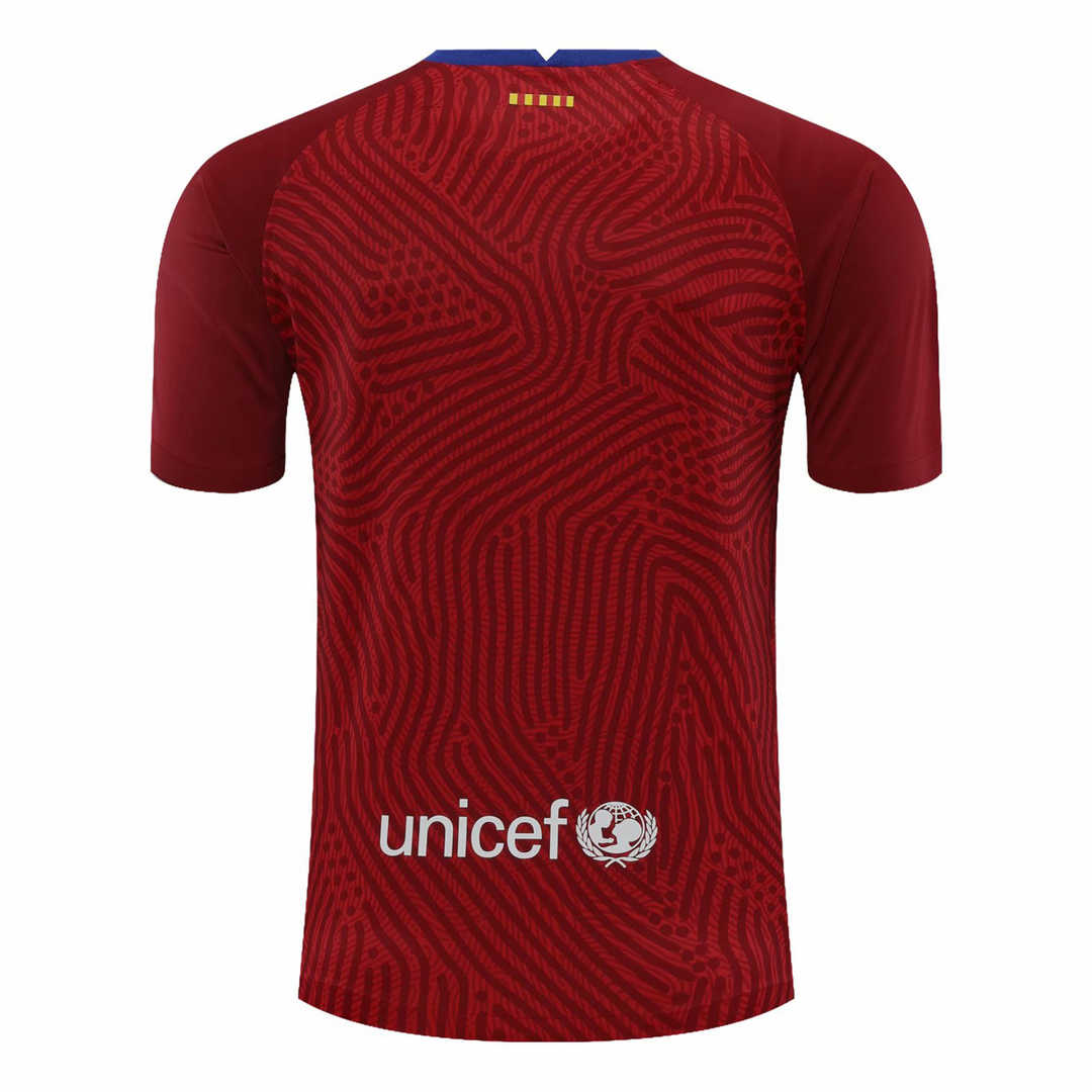 20/21 Barcelona Goalkeeper Red Jersey Men's - Click Image to Close