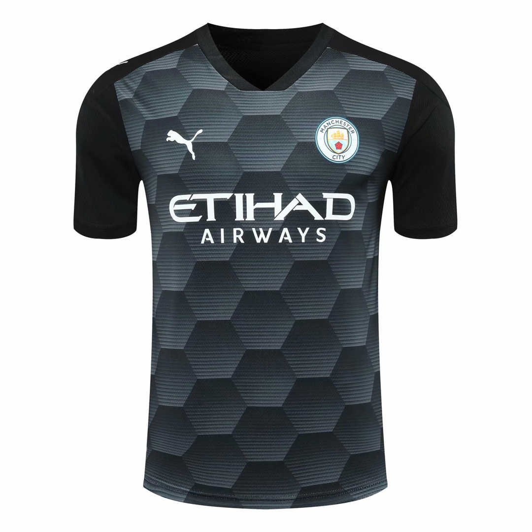 20/21 Manchester City Goalkeeper Black Jersey Men's - Click Image to Close