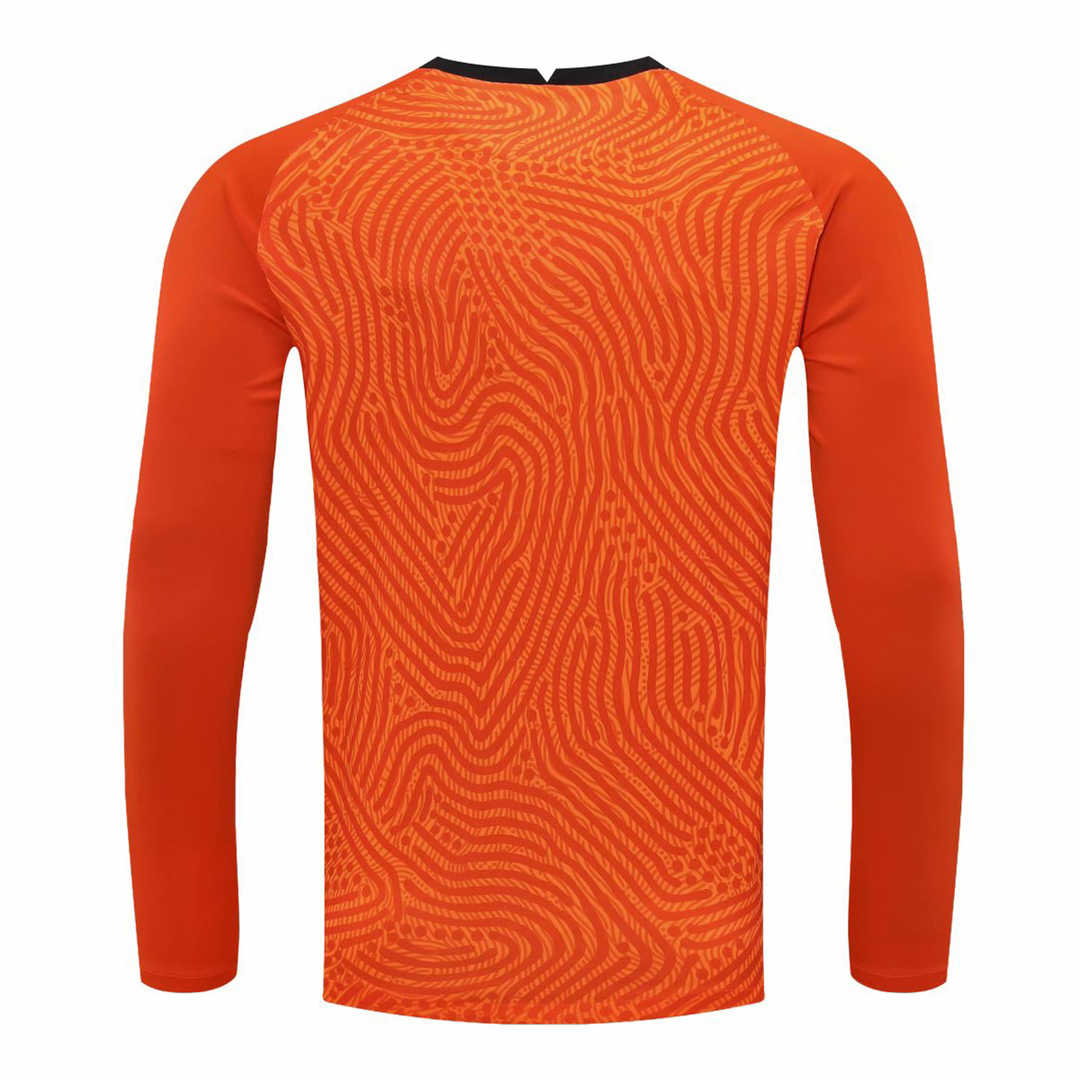 20/21 PSG Goalkeeper Orange Long Sleeve Jersey Men's - Click Image to Close