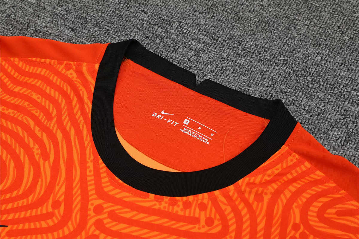20/21 PSG Goalkeeper Orange Long Sleeve Jersey Men's - Click Image to Close