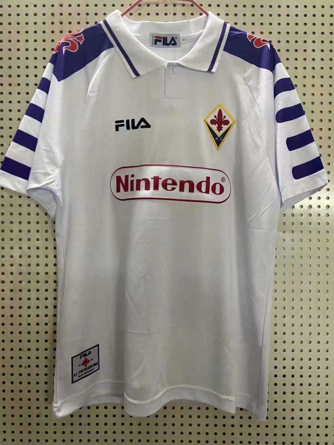 1998 ACF Fiorentina Retro Away Jersey Men's - Click Image to Close