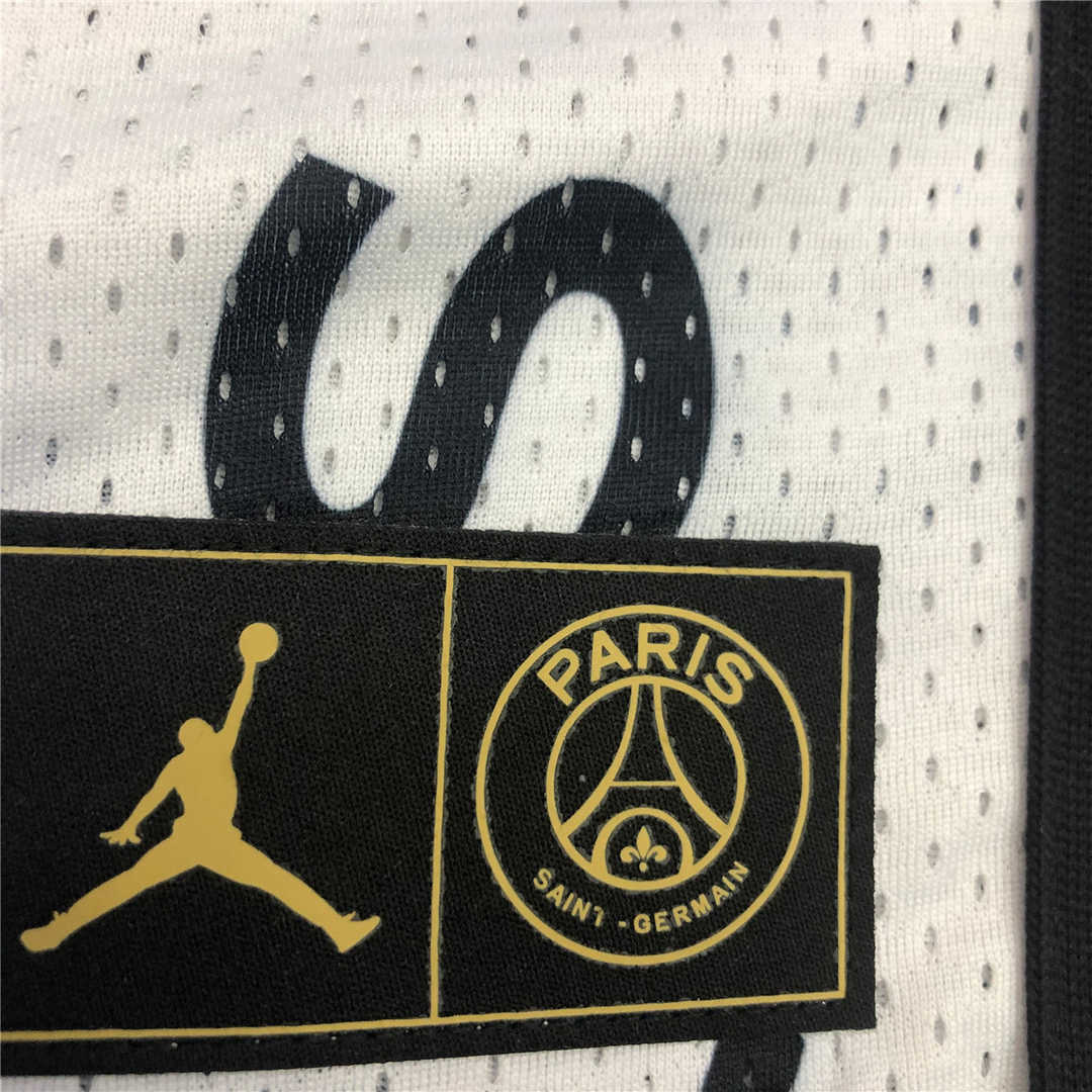 20/21 PSG x Jordan NBA White Jersey - Click Image to Close
