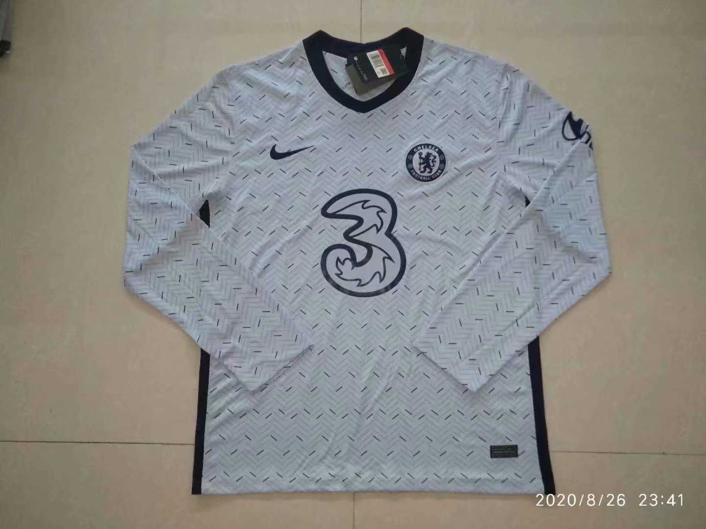 20/21 Chelsea Away LS Jersey Men's - Click Image to Close