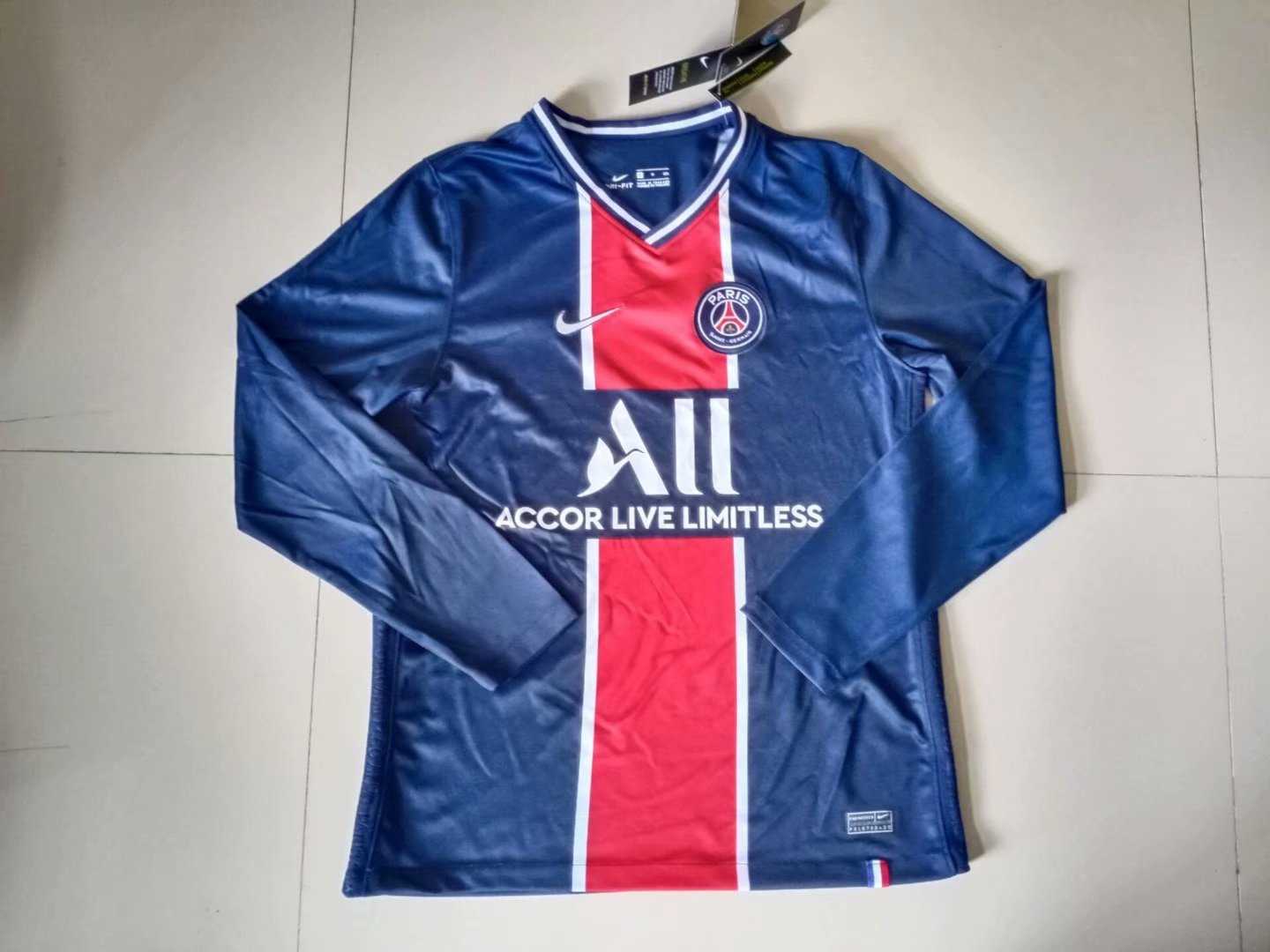 20/21 PSG Home LS Jersey Men's - Click Image to Close