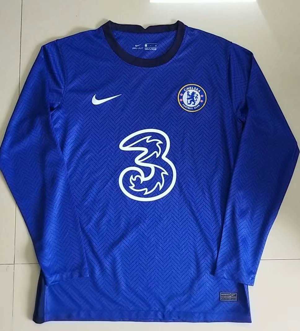 20/21 Chelsea Home LS Jersey Men's - Click Image to Close