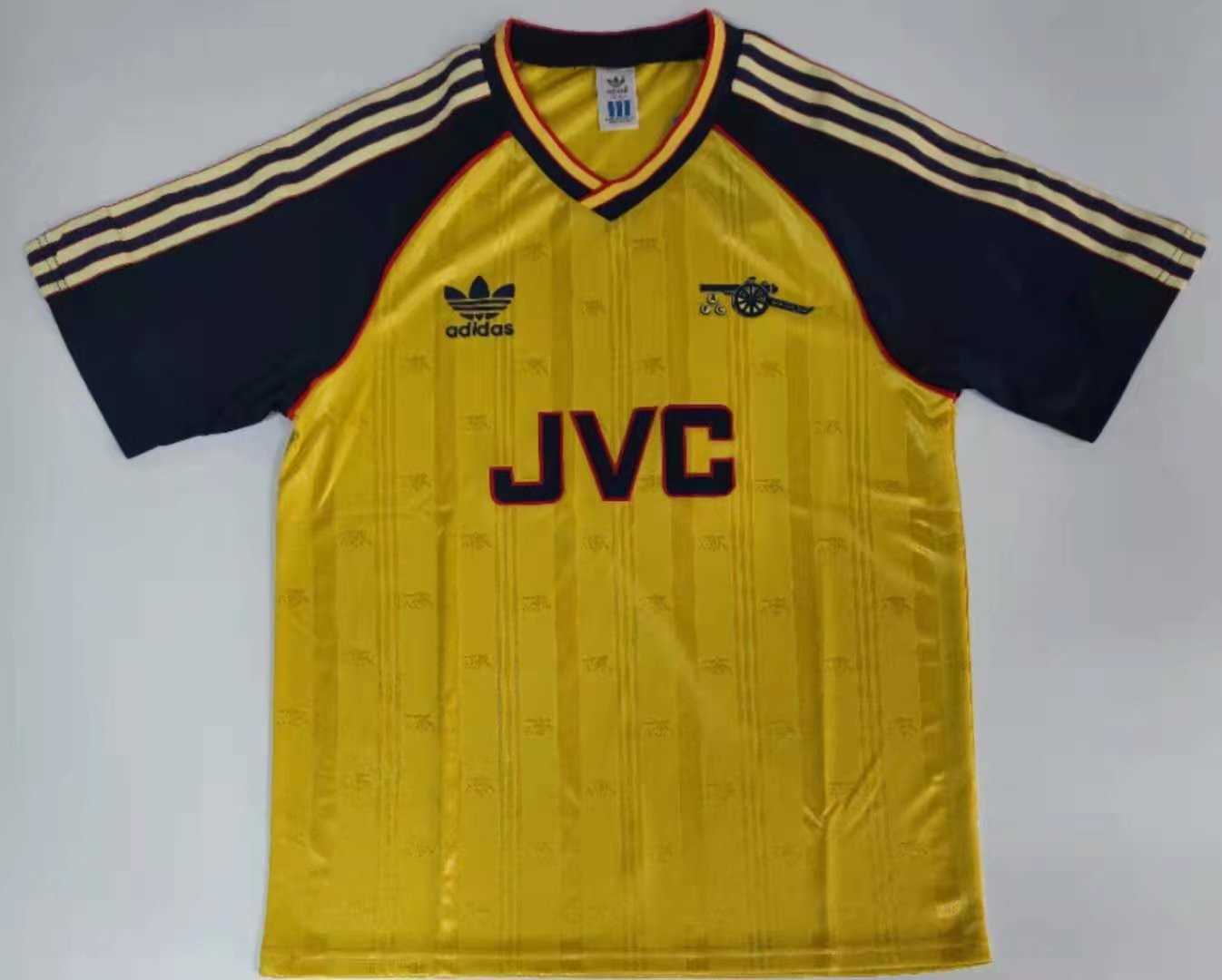 1988-1990 Arsenal Retro Away Jersey Men - Click Image to Close