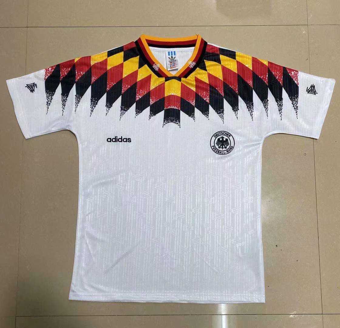 1994 Germany Retro Home Jersey Men - Click Image to Close