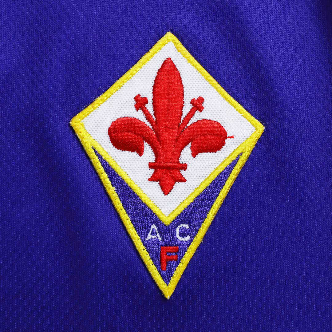 1999-2000 Fiorentina Retro Home Purple Men Jersey Jersey - Click Image to Close