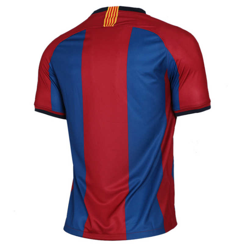 2019 Barcelona Retro Remake 1998 Red Blue Men Jersey Jersey - Click Image to Close