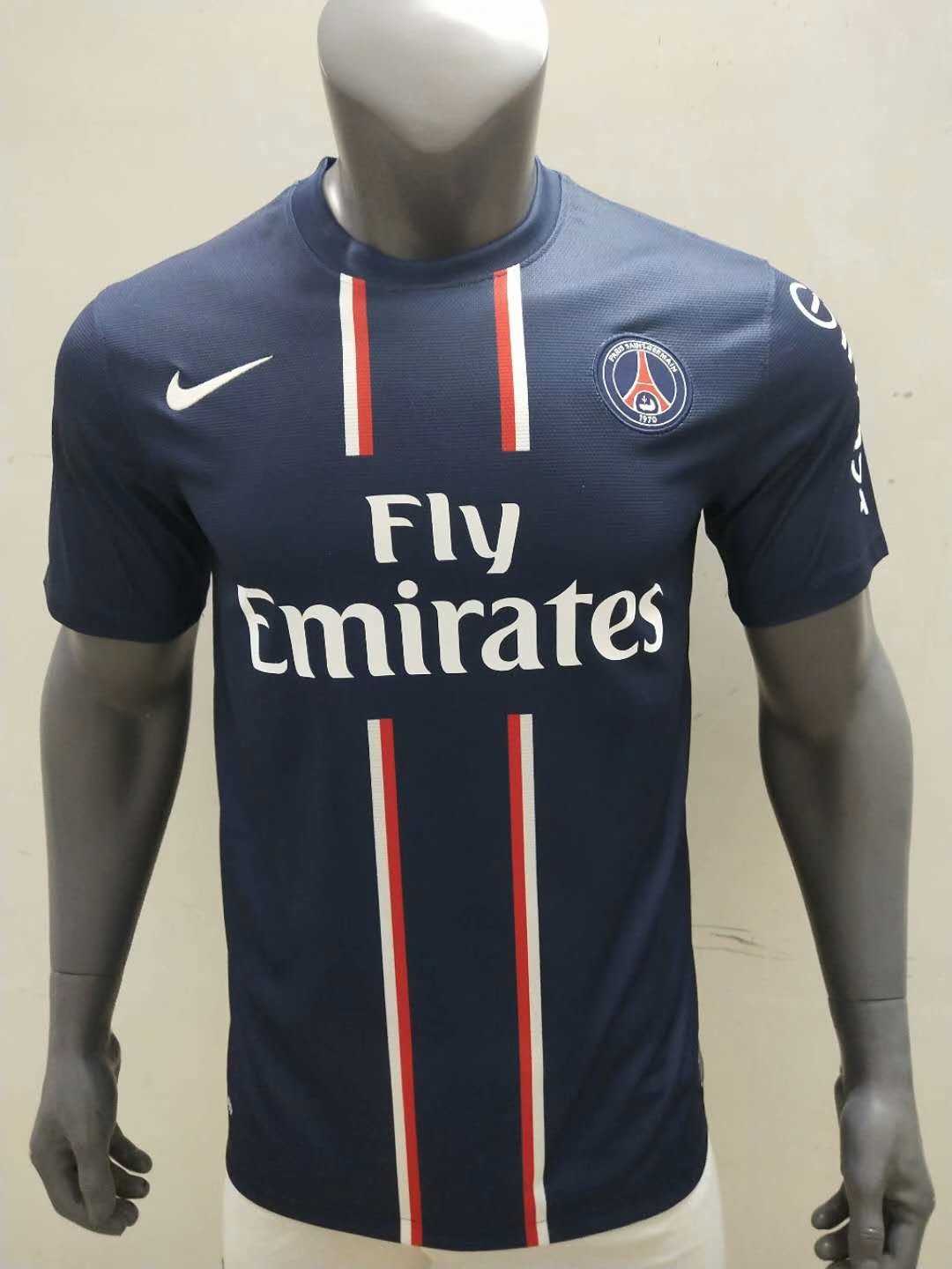 2012/13 PSG Retro Home Navy Men Jersey Jersey - Click Image to Close