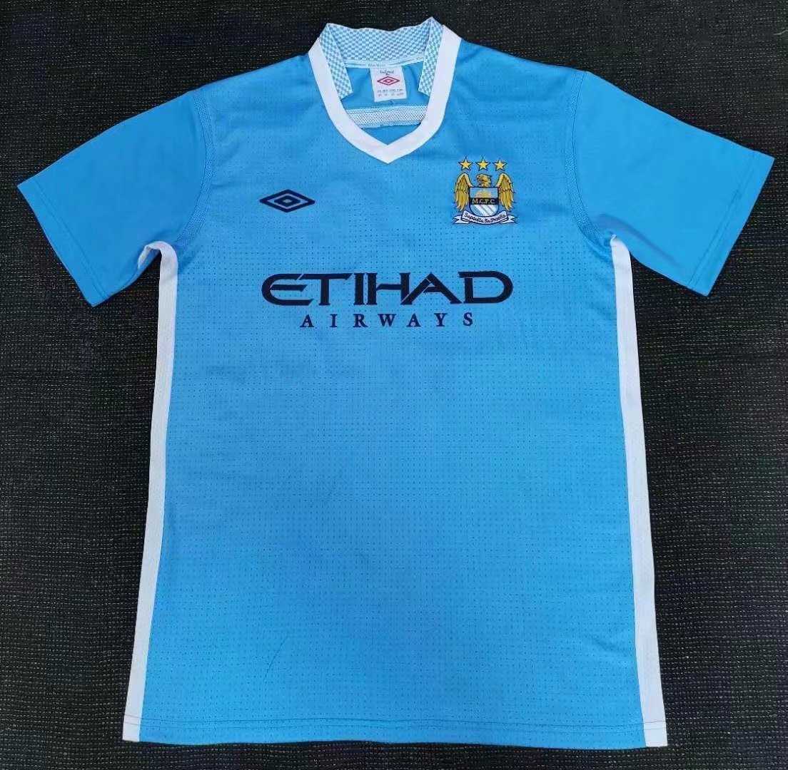 2011/2012 Manchester City Retro Home Men Jersey Jersey - Click Image to Close