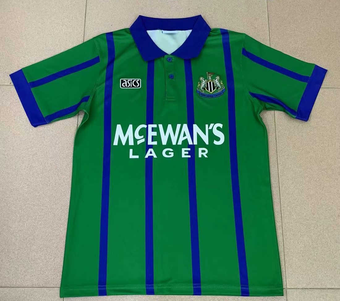 1995 Newcastle United Retro Away Men Jersey Jersey - Click Image to Close