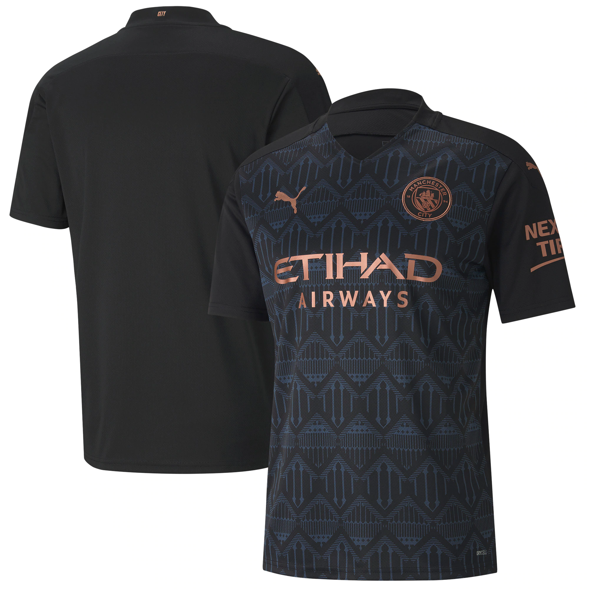 20/21 Manchester City Away Black Men Jersey Jersey - Click Image to Close