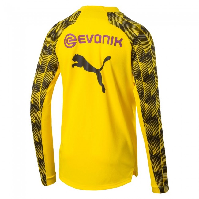 Borussia Dortmund 18/19 Half Zip Yellow Jacket - Click Image to Close