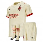 Kid's AC Milan Away Jersey+Short+Socks 21/22