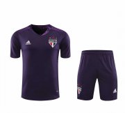 20/21 Sao Paulo FC Goalkeeper Purple Men's Jersey + Shorts Set