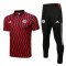 Men's Bayern Munich Red Training Polo + Pants Set 22/23