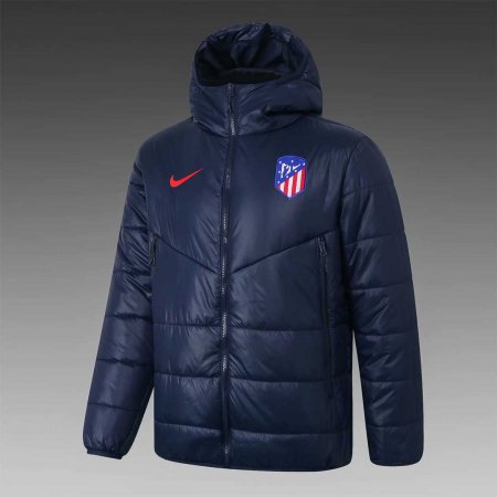 20/21 Atletico Madrid Navy Soccer Winter Jacket Men's