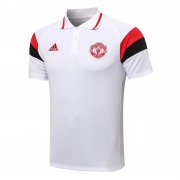 Men's Manchester United White III Polo Jersey 21/22