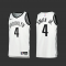 Men's Brooklyn Nets White Association Edition Jersey 22/23 #Dennis Smith Jr.
