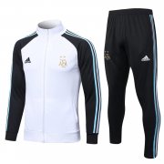 Argentina White Training Jacket + Pants Set Men's 2022