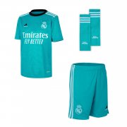 Kid's Real Madrid Third Jersey + Short + Socks 21/22