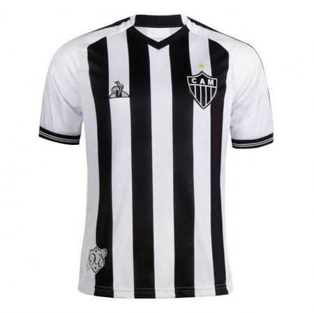 20/21 Atletico Mineiro Home Black & White Stripes Jersey Men's