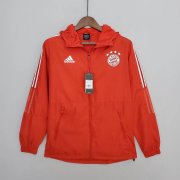 Men's Bayern Munich Red Windrunner Jacket 22/23