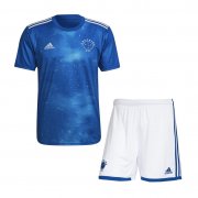 Kid's Cruzeiro Home Jersey + Short 22/23