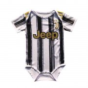 20/21 Juventus Home Black&White Stripes Baby Infant Crawl Jersey Jersey
