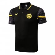 Men's Borussia Dortmund Black Polo Jersey 22/23