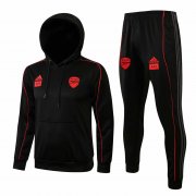 21/22 Arsenal x 424 Hoodie Black Soccer Training Suit(SweatJersey + Pants) Men's