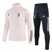 20/21 Juventus Turtle Neck Pink Men's Soccer Training Suit