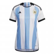Women's Argentina 3-Star Home World Cup Champions Jersey 2023