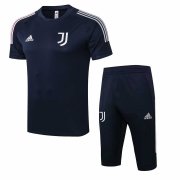 2020-2021 Juventus Short Soccer Training Suit Navy