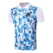 2020-2021 Olympique Marseille White Soccer Polo Jersey