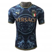 Men's Italy x Versace Special Edition Blue Jersey 2022