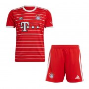 Kid's Bayern Munich Home Jersey + Short Set 22/23