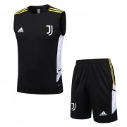 Men's Juventus Black Singlet + Short Set 22/23