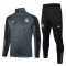 Men's Real Madrid Grey Training Jacket + Pants Set 23/24